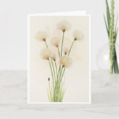 Carte Fleurs de coton (Devant)