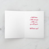 Carte Fleurs de cyclamen rose d'Hawaï, ça va (Intérieur)