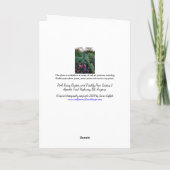 Carte Fleurs de duster rose et cactus de poires (Dos)