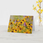 Carte Fleurs de Foi Joyeuses Fleurs Jaunes (Fleur jaune)