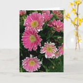 Carte Fleurs de Gerbera (Fleur jaune)