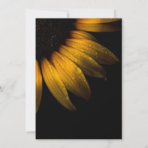 Carte Fleurs de jardin 28 tournesol