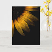 Carte Fleurs de jardin 28 tournesol (Fleur jaune)