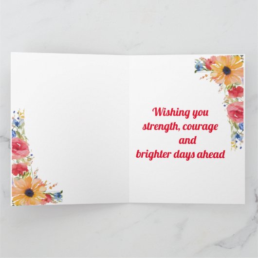 Carte Fleurs de Joie (Intérieur)