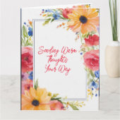 Carte Fleurs de Joie (Devant)