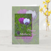Carte Fleurs de la Fête des Mères de nous deux (Fleur jaune)