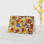 Carte Fleurs de la foi Mères Bible Verse Card (Fleur jaune)