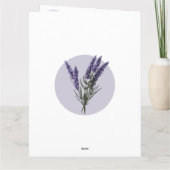 Carte Fleurs de la Nouvelle-Angleterre (Dos)