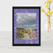 Carte Fleurs de la Paix (Fleur jaune)