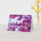 CARTE FLEURS DE LAVENDER (Fleur jaune)