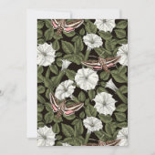 Carte Fleurs de lune et sphinx Mois (Devant)