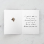 Carte fleurs de lys joli floral original maman verse (Intérieur)