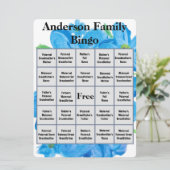 Carte Fleurs de ne m'oubliez pas à l'aquarelle (Debout devant)