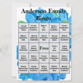 Carte Fleurs de ne m'oubliez pas à l'aquarelle (Devant)