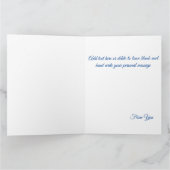 Carte Fleurs de neige du Loup arctique blanc (Intérieur)