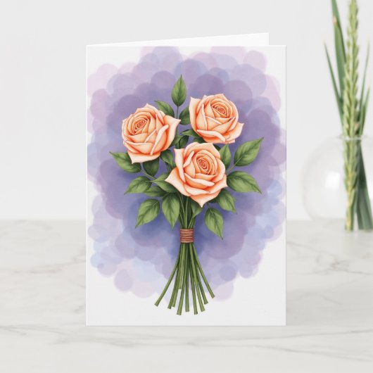 Carte Fleurs de Nuage de Lavande (Devant)