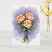 Carte Fleurs de Nuage de Lavande (Fleur jaune)
