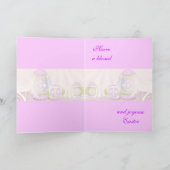 Carte Fleurs de Pâques (Intérieur)