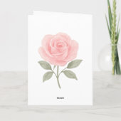Carte Fleurs de pardon / Excuse  (Dos)