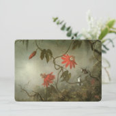 Carte Fleurs de passion et colibris par Martin J Heade (Debout devant)
