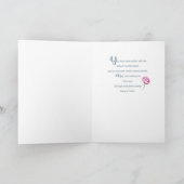 Carte Fleurs de pavot Communion et Confirmation RCIA (Intérieur)