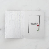 Carte Fleurs de pavot rouge (Intérieur)