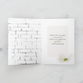 Carte fleurs de pavot rouge sympathique (Intérieur)