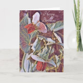 CARTE FLEURS DE POIS DOUCES (Devant)