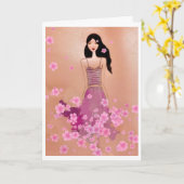 Carte Fleurs de printemps (Fleur jaune)