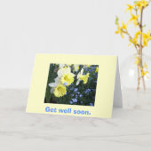 Carte Fleurs de printemps (Fleur jaune)