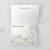 Carte Fleurs de saison fraîches et agréables (Intérieur)