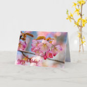 Carte Fleurs De Sakura Luxueuses Dans Le Jardin Du Print (Fleur jaune)