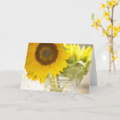 Carte Fleurs de soleil (Fleur jaune)