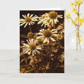 Carte Fleurs de soleil (Fleur jaune)