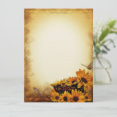 Carte Fleurs de soleil (Debout devant)