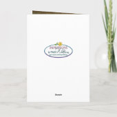 Carte Fleurs de soleil - Anniversaire - Fille (Dos)