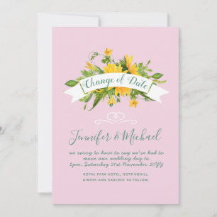 Carte Fleurs de soleil Changement de date Plans de repor