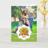 Carte Fleurs de soleil de maman incroyable (Fleur jaune)