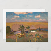 Carte Fleurs de soleil | Jan Stanisławski (Devant / Derrière)