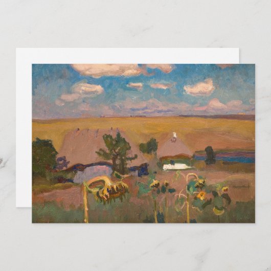 Carte Fleurs de soleil | Jan Stanisławski (Devant / Derrière)