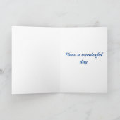 Carte Fleurs de soleil jaunes d'été Anniversaire (Intérieur)