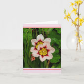 Carte Fleurs de Sparaxis (Fleur jaune)