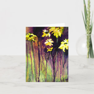 Carte Fleurs de Susans Joués Noirs