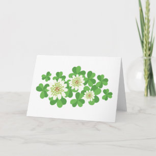 Carte Fleurs de trèfle