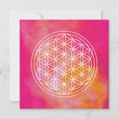 Carte Fleurs de vie (Devant)