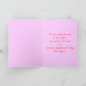 Carte Fleurs de voeux du jour des grands-parents (Intérieur)