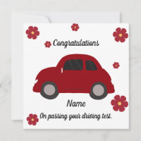 Fleurs de voiture rouge conducteur fiche de félici