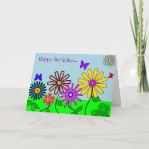 Carte "Fleurs délirantes"