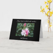 Carte Fleurs d'encouragement de belles floraisons (Fleur jaune)