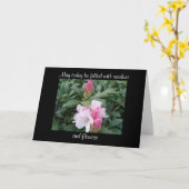 Carte Fleurs d'encouragement de belles floraisons (Fleur jaune)